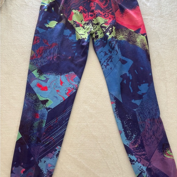 Colorful Abstract Patterned Pants - Picture 2 of 2